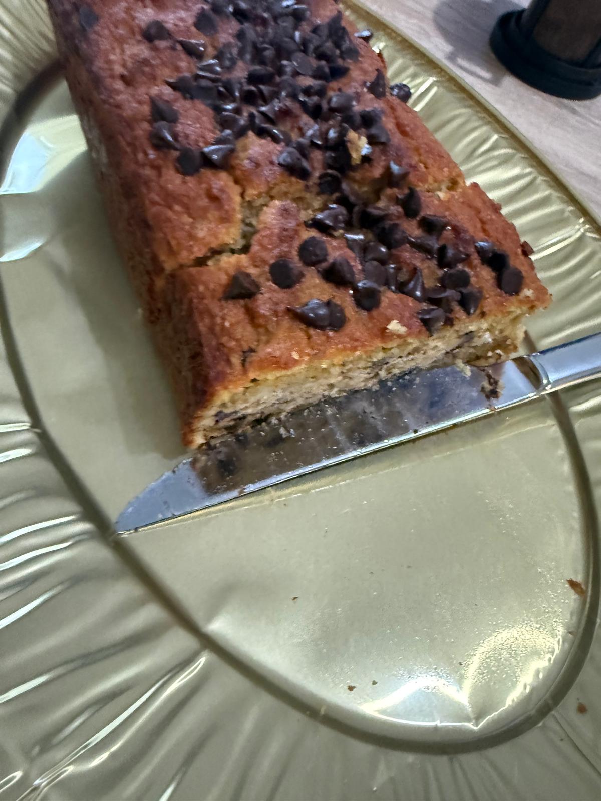 Banana bread / Pan de plátano (sen glute)