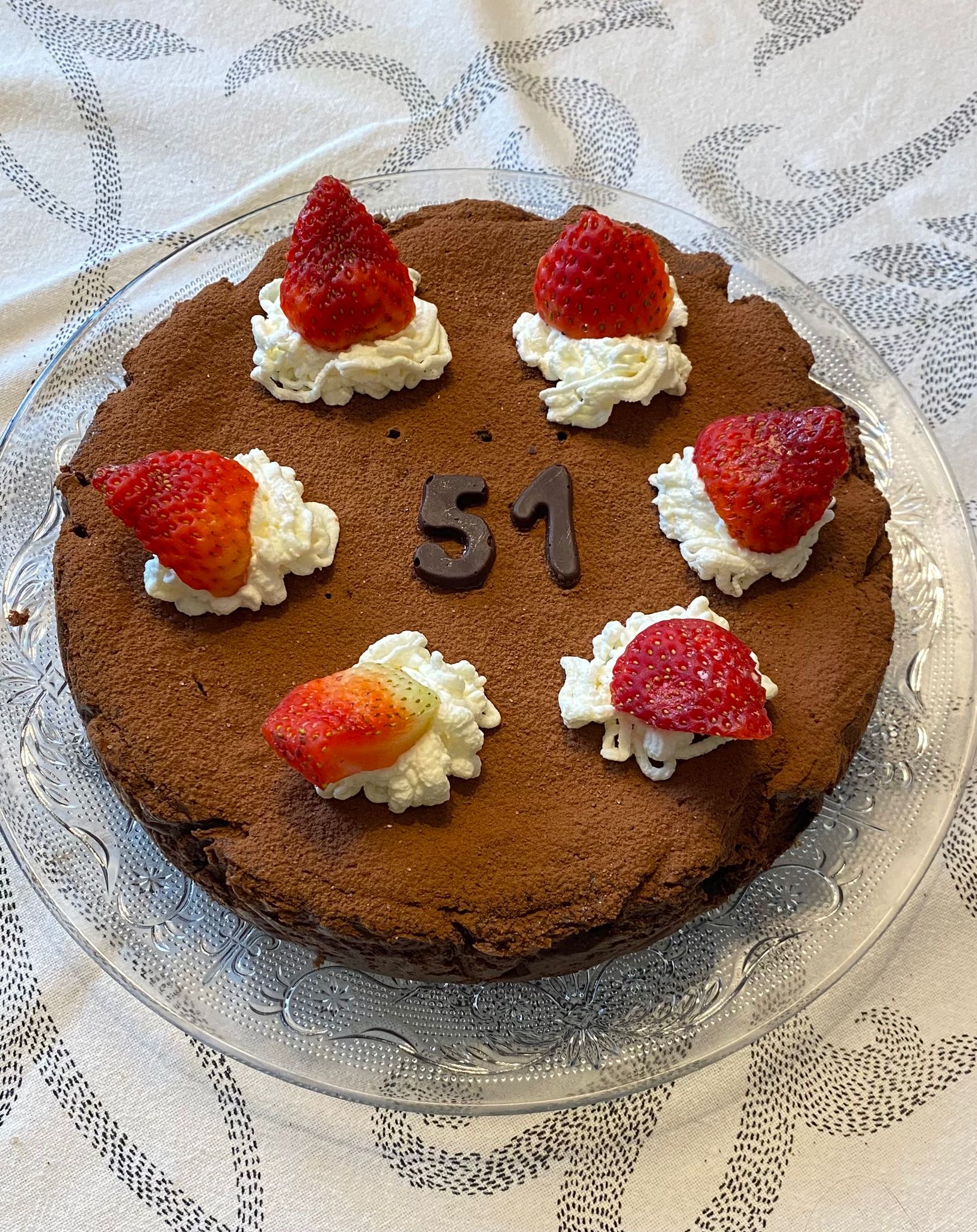 Tarta de queso de chocolate