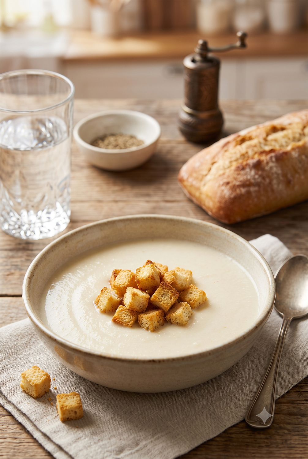 Crema de Coliflor