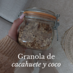 Granola cacahuete y coco