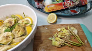 hojaldre de alcachofas y burrata 2 1