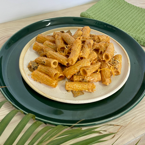 macarrones con chorizo al horno