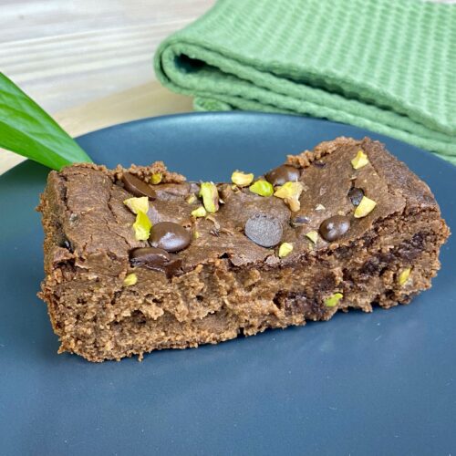 brownie de garbanzos foto