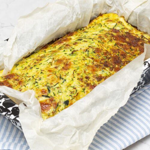 pastel de verduras y queso