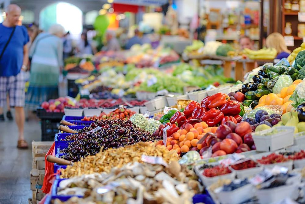 Productos frescos de supermercado