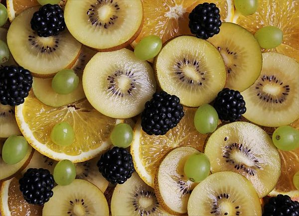 Frutas con vitamina C