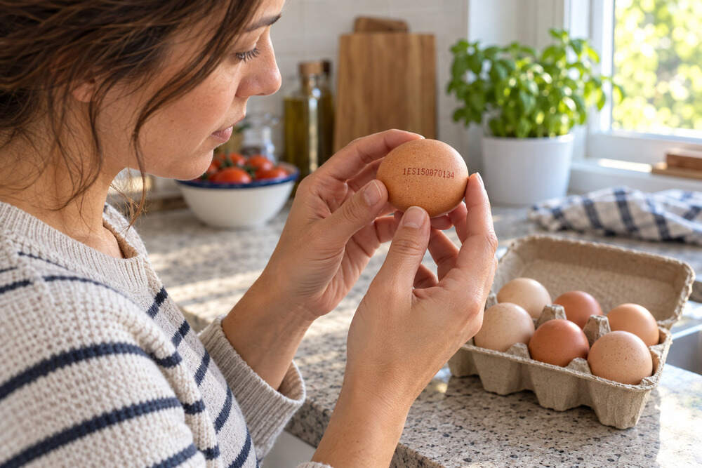 Qué significa el código de los huevos y cómo leerlo